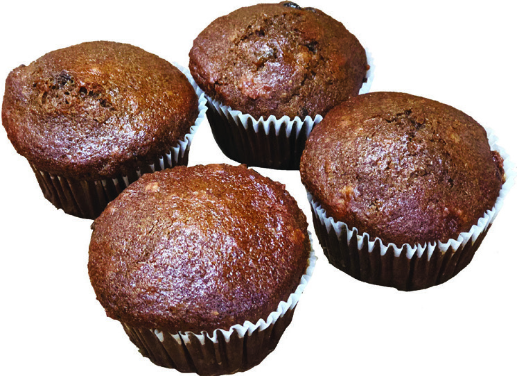 Date Nut Raisin Bran Muffins