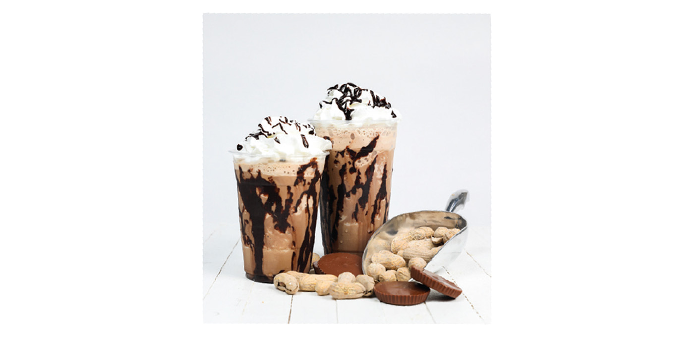 Blended Peanut Butter Cup Latte