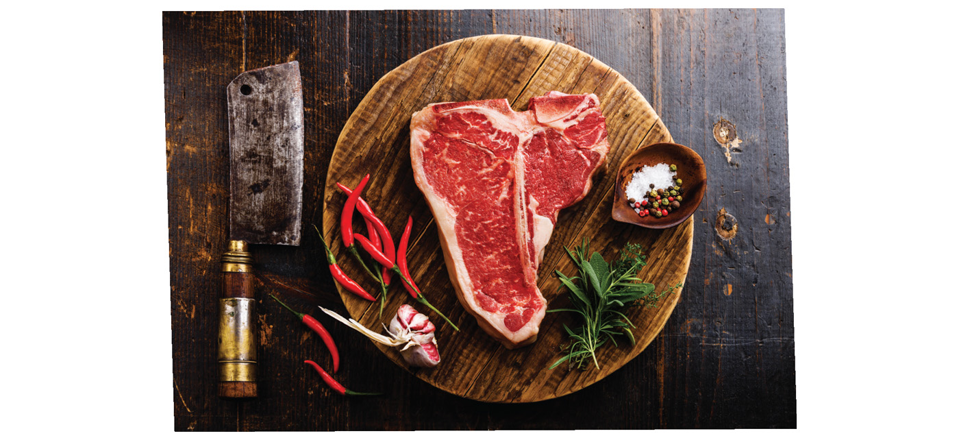 T-Bone or Porterhouse Steak