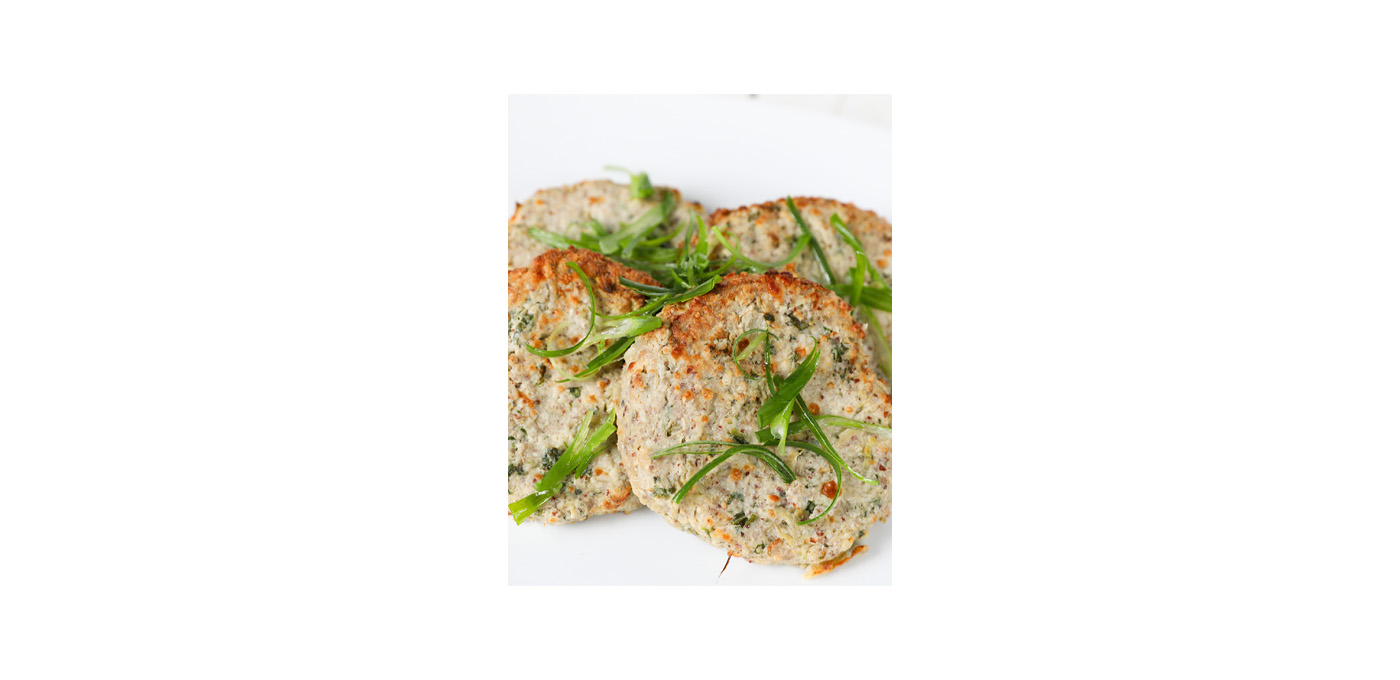Cheesy Chicken Fritters